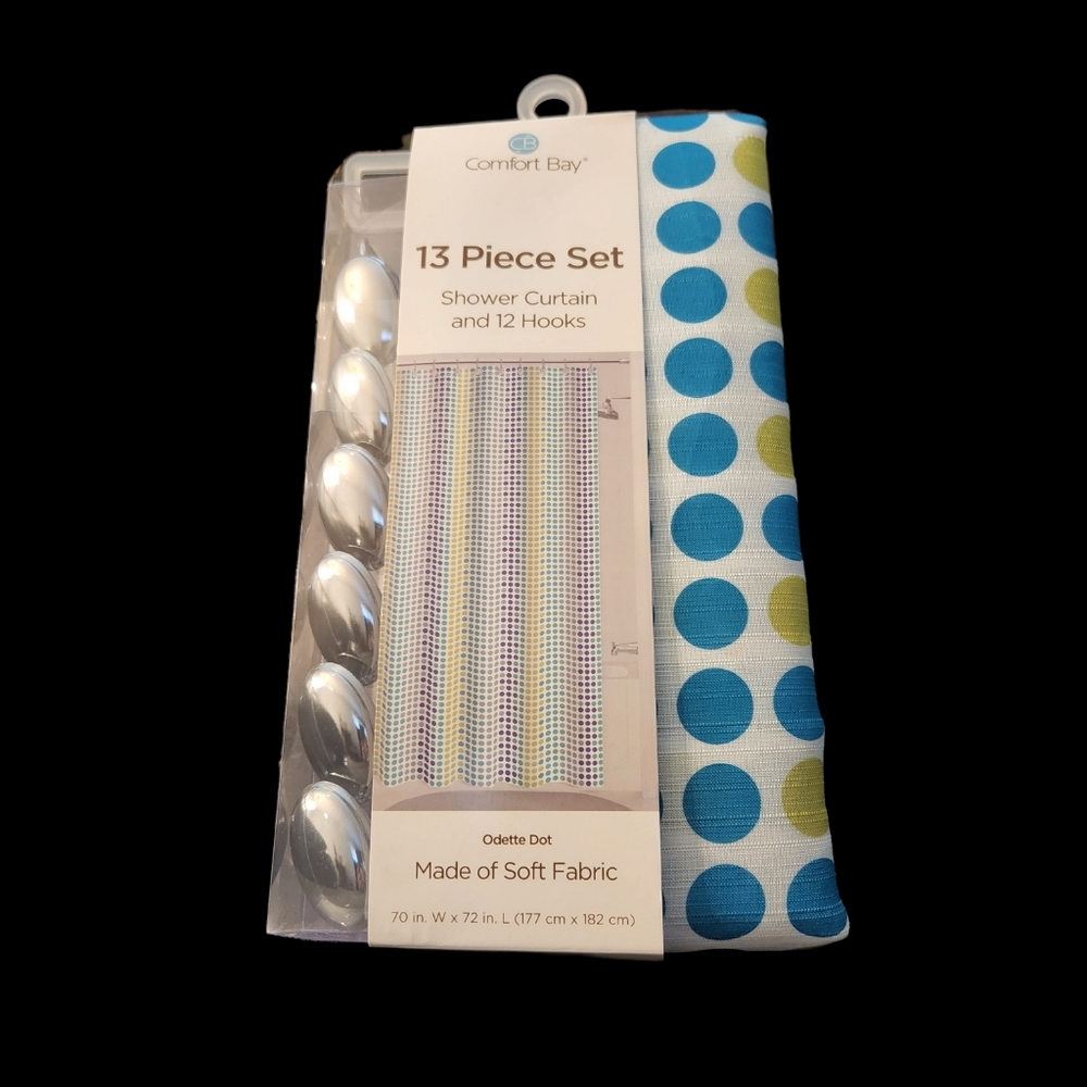 13 Piece Shower Curtain Set